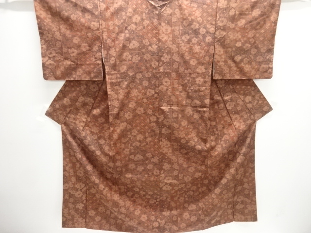 JAPANESE KIMONO / TSUMUGI / FLOWER